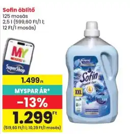 Spar Sofin öblítő ajánlat