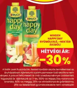 Spar Happy day gyümölcslé ajánlat