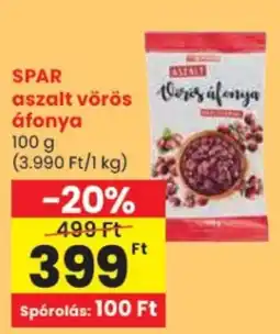 Spar Aszalt vörös áfonya ajánlat
