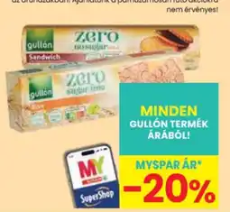 Spar Gullón termék ajánlat