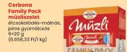 Spar Cerbona müzli ajánlat
