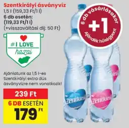 Spar Szentkirályi ásványvíz ajánlat