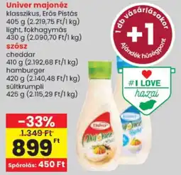 Spar Univer majonéz ajánlat