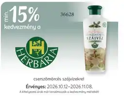Rossmann Herbária cserszömörccs szájvíz ajánlat