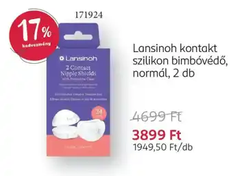 Lansinoh kontakt szilikon bimbóvédő