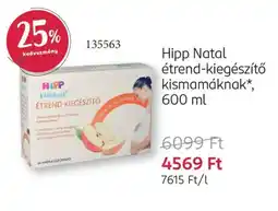 Rossmann Hipp natal étrend-kiegészítő ajánlat