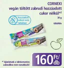 PlusMarket Cornexi vegán töltött zabrudí ajánlat