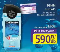 PlusMarket Denim tusfürdő ajánlat
