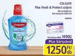 PlusMarket Colgate plax fresh & protect szájvíz ajánlat