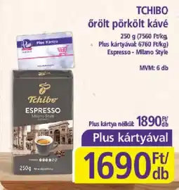 PlusMarket Tchibo espresso ajánlat