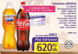 PlusMarket Szénsavas üdítő ajánlat