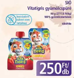 PlusMarket Sió vitatigris gyümölcsprű ajánlat