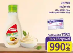 PlusMarket Univer majonéz ajánlat