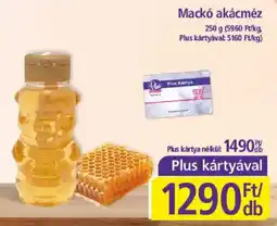 PlusMarket Mackó akácmez ajánlat
