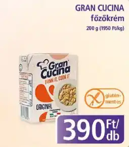 PlusMarket Gran Cucina főzőkrém ajánlat