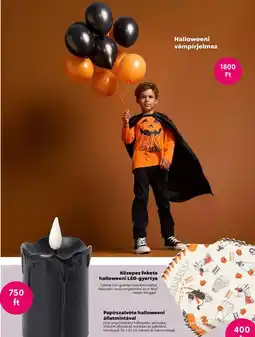Pepco Halloweeni vámpirjelmez ajánlat