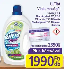 PlusMarket Ultra viola mosógél ajánlat