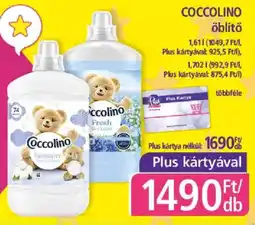 PlusMarket Coccolino öblítő ajánlat