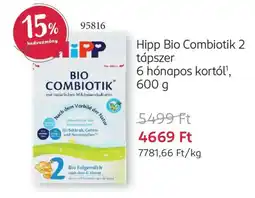 Rossmann Hipp bio combiotik 2 ajánlat