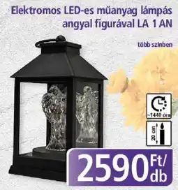 PlusMarket Elektromos LED-es műanyag lámpás angyal figurával LA 1 AN ajánlat