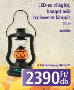 PlusMarket Halloween lámpás ajánlat