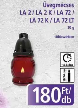 PlusMarket Üvegmécés LA 2 / LA 2 K / LA 72 / LA 72 K / LA 72 LT ajánlat