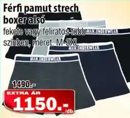 Vianni Drogéria man underwear férfi pamut strech boxer alsó ajánlat