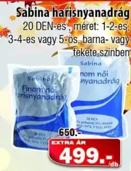 Vianni Drogéria Sabina harisnyanadrág ajánlat
