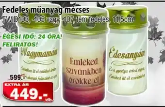 Vianni Drogéria Fedeles műanyag mécses ajánlat