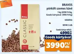 Goods Market Bravos pörkölt szemes kávé ajánlat