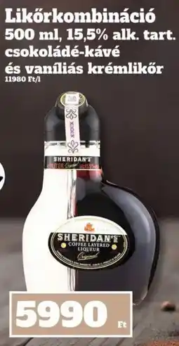 Family Diszkont sheridan's coffee layered liqueur ajánlat