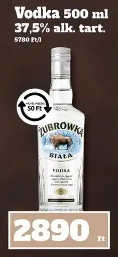 Family Diszkont Zubrowka vodka ajánlat