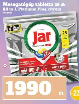 Family Diszkont Jar mosogatógép tabletta ajánlat
