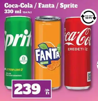 Family Diszkont Coca-Cola / Fanta / Sprite ajánlat