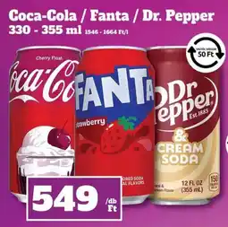 Family Diszkont Coca-Cola / Fanta / Dr. Pepper ajánlat