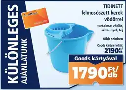 Goods Market Tidinett felmosószzett kerek vödörrel ajánlat