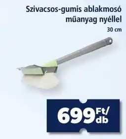 Goods Market Szivacsos-gumis ablakmosó műanyag nyéllel ajánlat