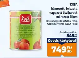 Goods Market Kofa oszibarack cukrozott leben ajánlat