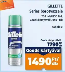Goods Market Gillette series borotvazselé ajánlat