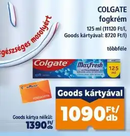 Goods Market Colgate fogkrém ajánlat