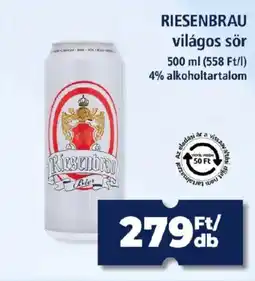 Goods Market Riesenbrau világos sör ajánlat