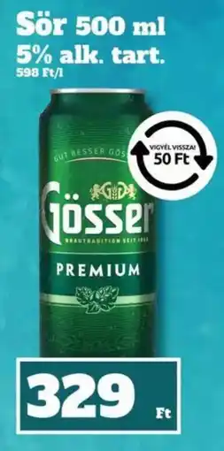 Family Diszkont Gösser premium ajánlat