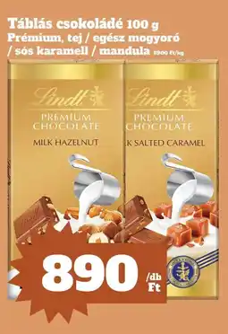 Vil-For Lindt táblás csokoládé ajánlat