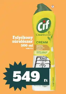 Vil-For Cif folyékony súrolószer ajánlat