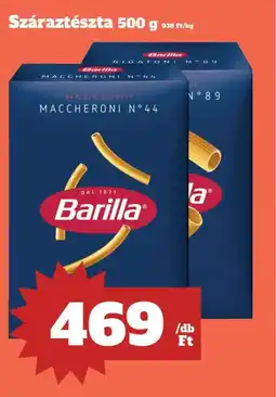 Vil-For Barilla maccheroni ajánlat