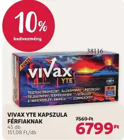 Rossmann Vivax yte kapszula ajánlat