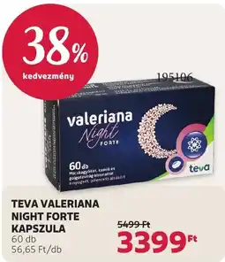 Rossmann Teva valeriana night forte kapszula ajánlat