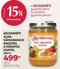 Rossmann Kecskeméti alma-sárgabarack keksszel ajánlat