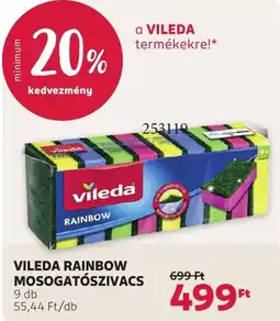 Rossmann Vileda rainbow mosogatószivacs ajánlat