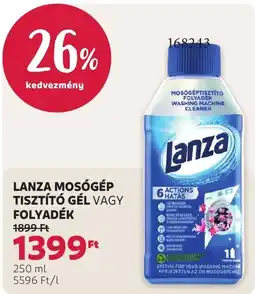 Rossmann Lanza mosógép tisztító gél vagy folyadék ajánlat